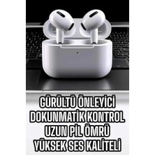 Mercora Tech 3.nesil Tws Bluetooth Kulaklık Mikrofonlu Anc Özelliği Dokunmatik Kontrol
