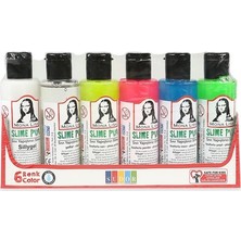 Mona Lisa 6'lı Sıvı Yapıştırıcı Slime Set 70 ml Eğlenceli Tasarım ile Yaratıcı Oyun Seti SL06