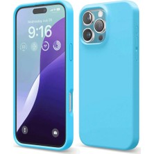 Eco Port Apple Iphone 16 Pro Max Kılıf Nano Içi Kadife Silikon - Mavi