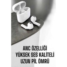 Hace Bazaar Yeni Nesil Pro Bluetooth Kulaklık Uzun Pil Ömrü Beyaz