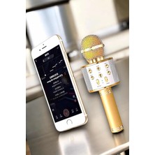 Mercora Tech Şarjlı ve Uzun Pil Ömürlü Karaoke Mikrofon USB Bellek Destekli, Profesyonel Ses