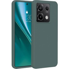 Eco Port Xiaomi Redmi Note 13 Pro 4g Kılıf First Silikon - Koyu Yeşil