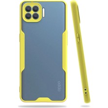 Beta Moda Hub Newface Oppo Reno 4 Lite Kılıf Platin Silikon - Sarı