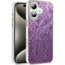 Beta Moda Hub Newface Apple iPhone 16 Kılıf Blade Aynalı Desenli Kapak - Desen 2