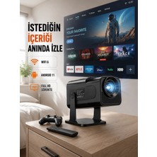 İlk El Grup HCS350PRO 1080P Full Hd Taşınabilir Android Projektör Yeni Nesil