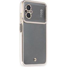 Beta Moda Hub Newface Xiaomi Poco M5 Kılıf Liva Lens Silikon - Beyaz