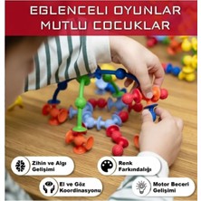 Playzen Vakum Molekül 25 Parça Yapı Taşları – Fidget  Duyusal Eğitici Oyuncak (3 Yaş+)