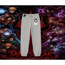 Tarzsokak Hinata Hyuga Naruto Anime Karakteri Unisex Jogger Eşofman Altı Beyaz