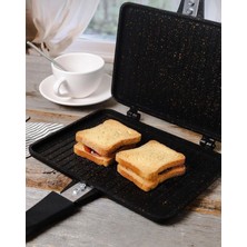 Empressco Iç Dış Granit Döküm Ocak Üstü Lüks Tost Makinesi