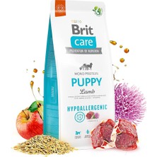 Brit Care Puppy, Yavru Köpekler Için Tek Proteinli, Hipoalerjenik, Kuzu Etli Kuru Mama, 12 kg