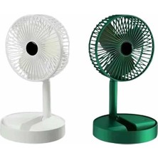 Sepetopia Katlanabilir Teleskopik Şarjlı Fan Masaüstü Soğutucu Vantilatör