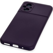 Eco Port Xiaomi Poco M5 Kılıf Nano Içi Kadife Silikon - Mor - Mor