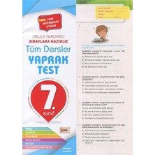 7. Sınıf Tüm Dersler Yaprak Test