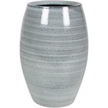 Via Gardenia Cresta Buz Mavisi Seramik Saksı Uzun 20 * 30CM