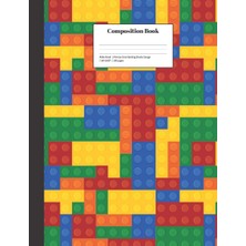 Hero Composition Book Wide-Ruled Primary Color Building Blocks : Lined Notebook For The Classroom