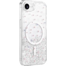 Eco Port Onegif Apple Iphone 17E Misk Simli Magsafe Kapak - Desen 1 - Desen 1
