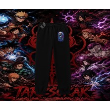 Tarzsokak Kakashi Hatake Naruto Anime Karakteri Unisex Jogger Eşofman Altı Beyaz