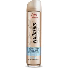 Wella Wellaflex Flexible Ekstra Güçlü Tutuş Saç Spreyi 250 Mililitre