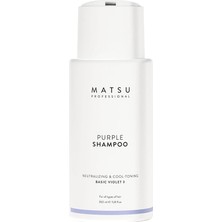Matsu Professional Matsu Renk Eşitleyici Turunculaşma Karşıtı Mor Şampuan 350 ml
