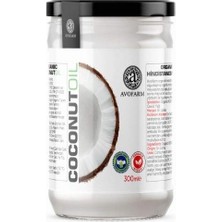 Avofarm Organik Soğuk Sıkım Hindistan Cevizi YAĞI%100 Organik (300 Ml)