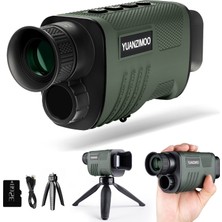 Gece Görüşü Monoküler Dijital Kızılötesi Monoküler Teleskop, %100 Karanlık Için, 8 x , 2000 Mah, Şar