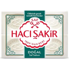 Hacı Şakir Doğal Geleneksel Beyaz Sabun (4 x 200 G)