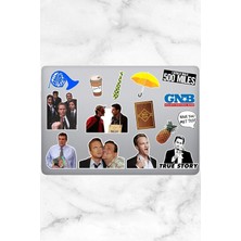 Ms Major Selection How I Met Your Mother Temalı Laptop Notebook Tablet Sticker Seti 15 Adet