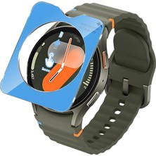 Rongep Watch 7 44MM Için Kolay Uygulama Aparatlı Ekran Koruyucu 9h Sertliğinde Çizilmeye Karşı Koruy