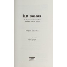 Vadi Yayınları Ilk Bahar: Hz. Peygamber (Sav)’ın Hayatına Dair Stratejik ve Siyasi Bir Okuma
