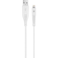 Mojue By Usb-A - iPhone Lightning 2A Şarj Kablosu 300CM-BEYAZ