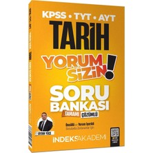 İndeks Akademi Yayıncılık 2024 Kpss Tarih Yorum Sizin Soru Bankası Çözümlü
