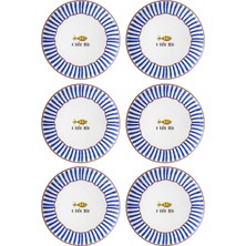 The Mia Fish Servis Tabağı 6lı Set 26 cm