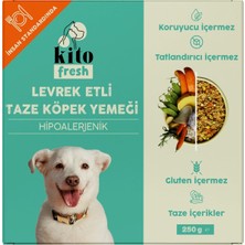 Kito Fresh Levrek Etli Köpek YEMEĞI%100 Taze Içerikli Mama 250 gr