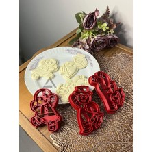 Almalions Almalı Dansçı Kurabiye Adamlar (Gingerman) Kurabiye Kalıbı Seti (3'lü)