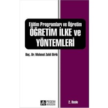 Pegem Akademi̇ Eğitim Programları ve Öğretim Öğretim Ilke ve Yöntemleri