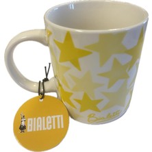 Bialetti - Desenli Kahve Kupası (Sarı)
