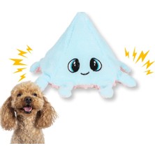 Proud Wave Ahtapot Köpek Oyuncağı Peluş Zilli Vikvikli Çift Taraflı Çekiştirme Oyuncağı (Pembe-Bebek