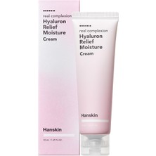 Hanskin Hyaluron Relief Cream-Rahatlatıcı Nemlendirici Krem-Hyaluronik Asit ile Fermente Edildi 50ML
