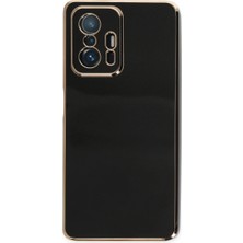 Eco Port Xiaomi Mi 11T Pro Kılıf Volet Silikon - Siyah - Siyah