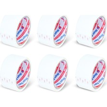 Nuga 45 mm x 40 mt Beyaz Koli Bandı 6 Adet