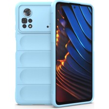 Eco Port Xiaomi Poco X4 Pro 5g Kılıf Optimum Silikon - Sky Blue