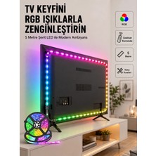 Shopwave Enerji Tasarruflu Rgb Şerit LED 5 Metre