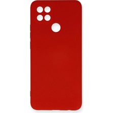 Eco Port Oppo A15 Kılıf Nano Içi Kadife Silikon - Kırmızı