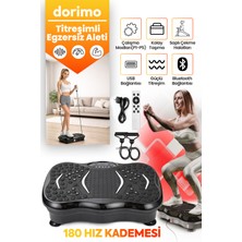 Empressco Vibro 3D Titreşimli Egzersiz Platformu 180 Seviyeli Bluetooth Hoparlörlü Fitness Plate Evde Spor