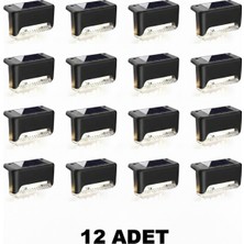 Eser Ticarett 12 Adet Solar Güneş Enerjili Basamak Aydınlatma Su Geçirmez Dış Mekan Merdiven Işığı