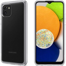 Eco Port Samsung Galaxy A03 Kılıf Lüx Şeffaf Silikon - Şeffaf