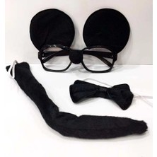 Aletools  Mickey Mouse Gözlüğü Papyonu Kuyruğu Seti