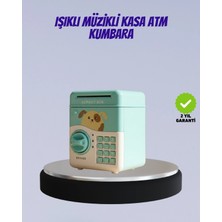 Hace Bazaar Su Yeşili Işıklı Sesli Elektronik Şifreli Çocuk Kumbarası