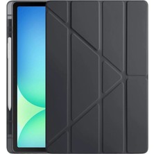 Hsc Bilişim Ipad Pro 13 (2024) Kılıf Kalemlikli Hugo Tablet Kılıfı - Siyah