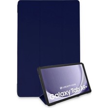 Royaleks Samsung Galaxy Tab A9 Plus Kılıf Tablet Smart Kılıf - Lacivert